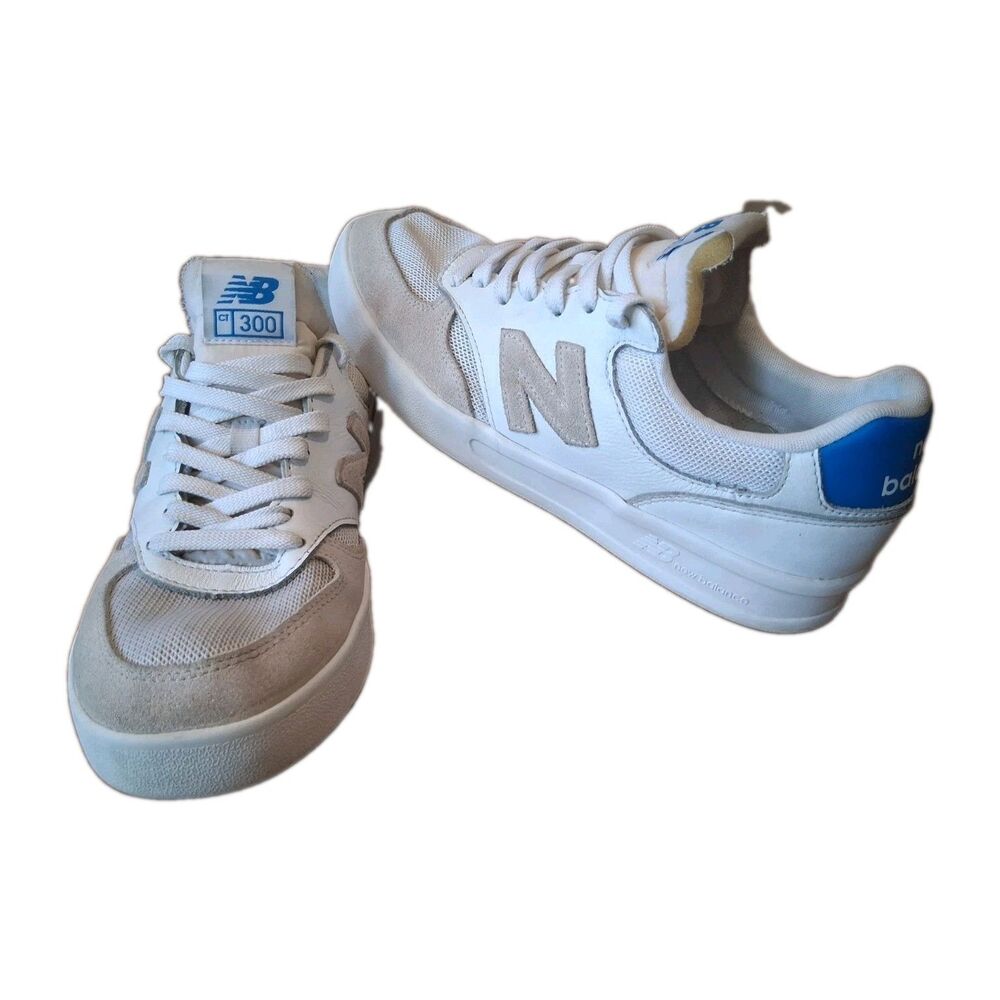 New Balance CT300WB3 Shoes Court White Beige Blue Men's Fashion Great Condition